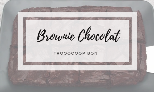 The brownie.. délicieusement fondant